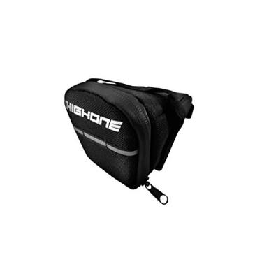 Imagem de Bolsa De Selim High One Bicicleta Preta Ciclismo Refletiva