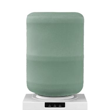 Imagem de ReignSword Tampa de barril de dispensador de água para garrafa de água de 5 galões, protetor de balde de água altamente elástico, capas de poeira reutilizáveis para móveis de escritório em casa (verde