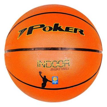 Imagem de Bola de Basquete Poker Indoor 7.0, Laranja