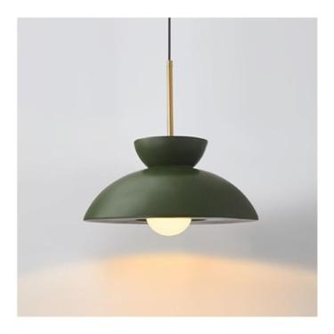 Imagem de BUUQSGKV E27 Lâmpada pendente japonesa de poliestireno de alta densidade abajur moderno creme sala de estar modelo de sala de jantar lustres ajustáveis lustres ajustáveis American Retro Country Bar