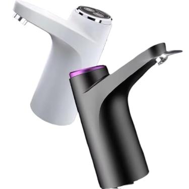 Imagem de Bomba de Água Elétrica para Bebedouro com Galão e Garrafão de 20L - Dispenser Recarregável USB, Design Luxo para Cozinha, Festas e Ambientes Sociais(A) Modelo Automático aleatório)