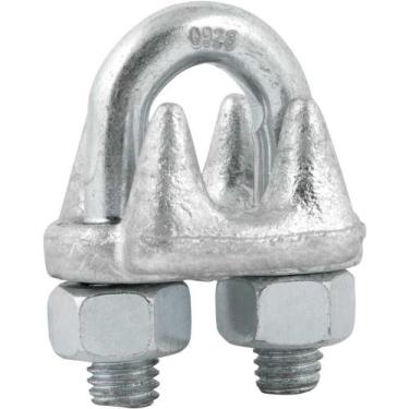 Imagem de Clips Cabo Aço 5/8 - 15 9mm Pesado Encartelado Vonder Plus