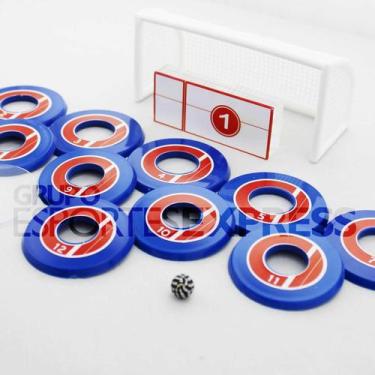 Imagem de Jogo de Futebol de Botão Klopf - Azul e Vermelho - Cód. 4096