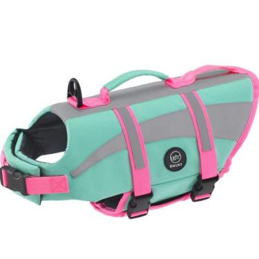 Imagem de Colete salva-vidas para cães EMUST Coletes salva-vidas para cães turqu