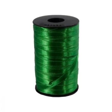 Imagem de TRADER, Fita De Cetim Trader 07mm N°1 Com 100 Metros, COR 134 VERDE BANDEIRA