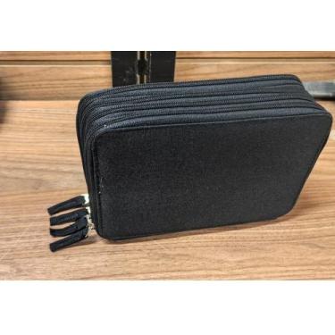 Imagem de Estojo Escolar Grande Com 4 Divisórias 96 Elasticos Bakpak - D'PRESENT