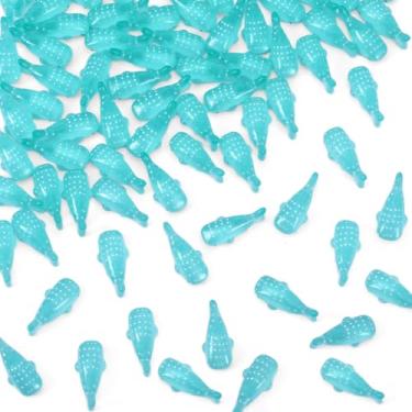 Imagem de CustomyLife 60 peças de estatuetas em miniatura de baleia, mini esculturas de peixes falsos de resina, tema oceano azul, decoração de casa para jardim de fadas, suculentas, terrário, terrário