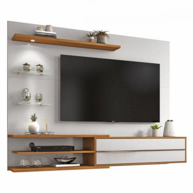 Imagem de Painel Nt1115 Para Tv Até 60" Freijó Trend Com Off White
