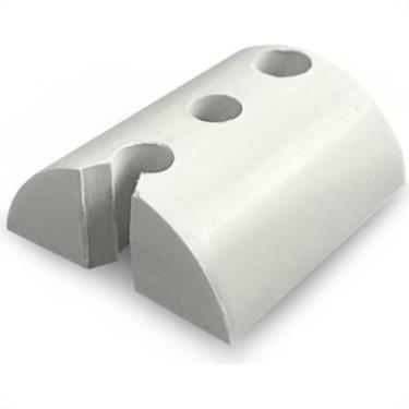 Imagem de Calco Para Telha Lux Onda Baixa 3 Furos Branco Com 25 Pecas 8263 - LUX