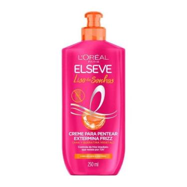 Imagem de Creme para Pentear Elseve Liso dos Sonhos Extermina Frizz 72h 250ml