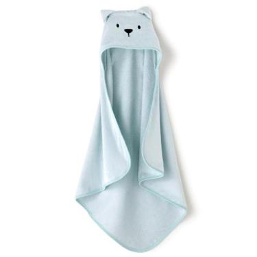 Imagem de Toalha de Banho com Capuz Döhler Teddy, Azul Claro