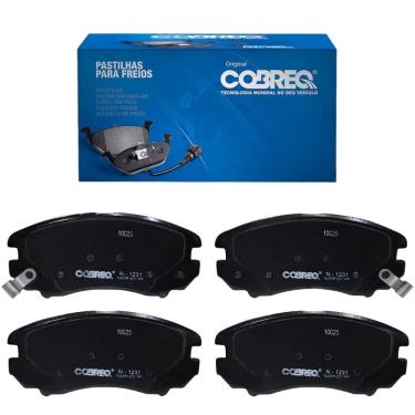 Imagem de Jogo de Pastilhas de Freio Dianteira Cobreq N-1231 P/ Tucson 2010> / Sportage 2005> / Soul 02/2009>