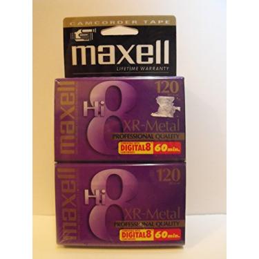 Imagem de 2PK 120MIN HI8 XR-METAL VIDEO FITA F/ HI8 e DIGITAL8 filmadoras