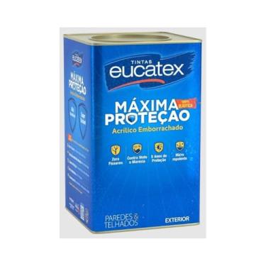Imagem de Tinta Emborrachada Máxima Proteção Sol Chuva Eucatex 18l Bco