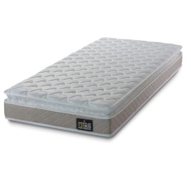 Imagem de Colchão Solteiro De Espuma D33 Hellen Premium One Face 0,88x1,88x0,19 Bege/branco