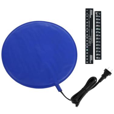 Imagem de Almofada de aquecimento de fermentação de fermentação, tapete térmico à prova d'água de PVC 25W com 2 tiras de temperatura e controlador de temperatura para cerveja caseira, vinho, chá de kombucha