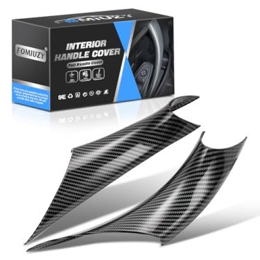 Imagem de WEILEITE Capa de puxador de porta interna interna interna para BMW 320,328,330,335, M3 Série 3 F30/F31/F34/F80 2012-2018 418,420,428,430,435, M4 Série 4 F32/F33/F36/F82/F82/F82/F82. 83 20 13-2019