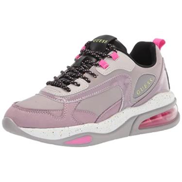 Imagem de GUESS Tênis feminino Fever3, Cinza escuro, 5.5