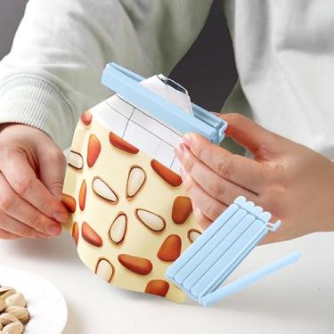 Imagem de Conjunto de fichário de plástico para escritório, uso doméstico, braçadeiras de vedação de papel multiuso para armazenamento de gavetas, organização de tarefas diárias (azul)