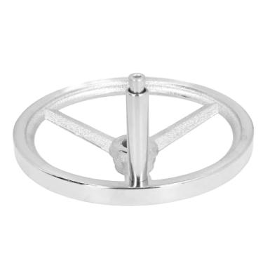 Imagem de SUNGOOYUE Volante Com Alça Removível 22X250mm para Torno Fresador Moedor Ferro Fundido Cromado Volante de 3 Raios para Operadores de Máquinas Industriais