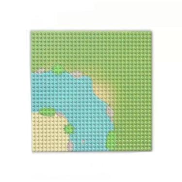 Imagem de Blocos De Montar Placa Base 25X25 Cm River Curve