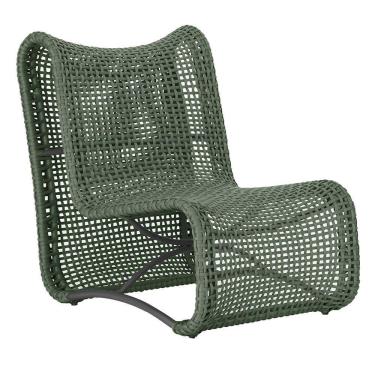 Imagem de Poltrona Corda Náutica Texas área Externa Varanda Jardim Edí Verde