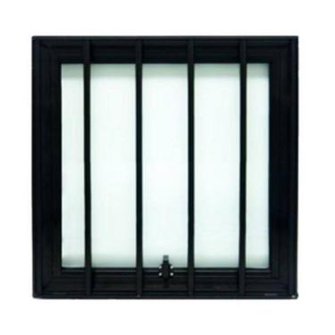 Imagem de Janela Maxiar De Banheiro Grade Preto 60X60