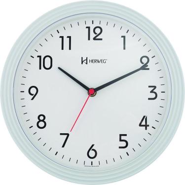 Imagem de Relógio De Parede Herweg 6633 28cm Branco