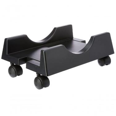 Imagem de Suporte Para Cpu Ajustável Com Rodizios - Preto