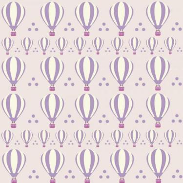 Imagem de Papel De Parede Infantil Balão Rosa