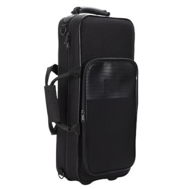Imagem de LiebeWH Estojo para Trompete Portátil, Bolsa para Trompete Com Alça Lateral e Alça de Ombro Ajustável, Tecido Oxford à Prova D'água para Instrumento de Sopro de Latão
