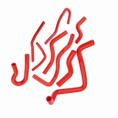 Imagem de Generic Mangueira de Silicone, Mangueira de Refrigerante, Anti-poeira e Anti-arranhões para Veículos Domésticos de Viagens de Carro (Vermelho)