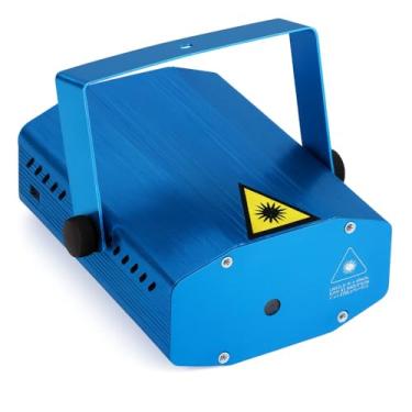 Imagem de Genérico Projetor Laser LED Holográfico, Azul, Luzes de Natal, Efeitos Especiais para Decoração, Mini Projetor de Raios Luminosos