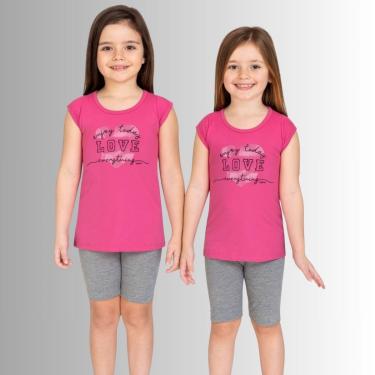 Imagem de Conjunto Infantil Menina Love- Kely Kety-Feminino