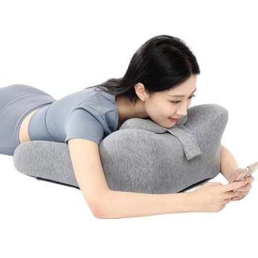 Imagem de Almofada de cunha para dormir – descanso de cama para sentar – Almofada para elevação da perna, suprimentos de suporte para as costas para família, homens, adultos e amigos