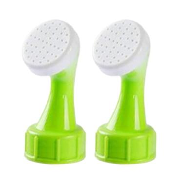 Imagem de Cabeça de irrigador de garrafa - Cabeça de chuveiro para regador - Pacote com 2 ferramentas de fixação de bocal para uso interno e externo, nebulização de plantas domésticas, mudas de bonsai
