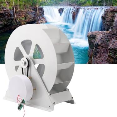 Imagem de Gerador De Turbina HidráUlica, Roda D'áGua, Usina HidreléTrica, GeraçãO De Eletricidade Tipo Disco De Baixa Velocidade, Roda De Vento E áGua Ao Ar Livre, TerraçO Com Varanda