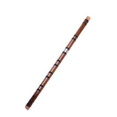 Imagem de Flauta de bambu de madeira para iniciantes flauta D instrumento de sopro para desempenho profissional
