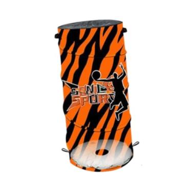 Imagem de rockible Treinamento de equipamentos de treinamento de basquete Treinamento Big Cone Oxford Ploth para balde de obstáculos de basquete, Laranja