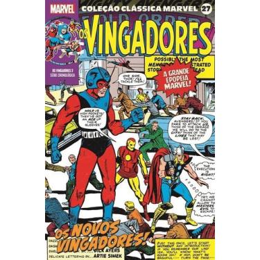 Imagem de Livro - Coleção Clássica Marvel Vol.27 - Vingadores Vol.03