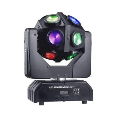 Imagem de Canhão de Luz Led RGB 150w Giratório IP65 Bivolt 60Hz Controle DMX 512