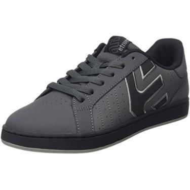 Imagem de Etnies Tênis de skate Fader LS, Cinza escuro/preto, 8.5
