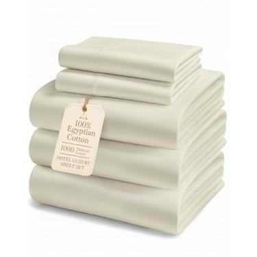 Imagem de LANE LINEN Lençóis King divididos 100% algodão egípcio para camas ajustáveis - 1000 fios, lençóis King divididos com bolso extra profundo de 38 cm, naturalmente regula a temperatura, resfriamento