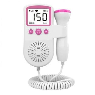Imagem de Sonar Fetal Doppler Batimentos Cardiacos Ultrassom Bebe Led