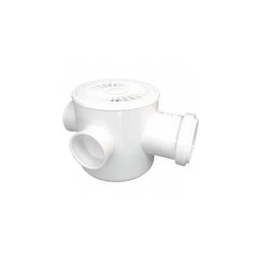 Imagem de Caixa Sifonada Redonda Branca 100x100x50 - Plastilit