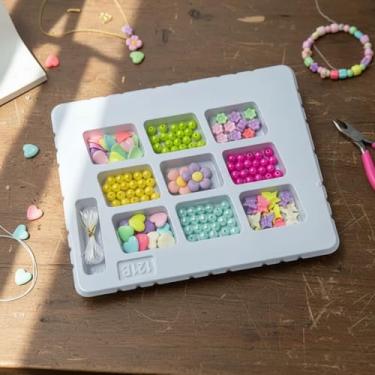 Imagem de Kit de Joias Infantil Coloridas para Criar Pulseiras, Colares e Acessórios Brinquedo Criativo que Estimula Imaginação, Coordenação Motora e Artesanato Ideal para Crianças e Presentes