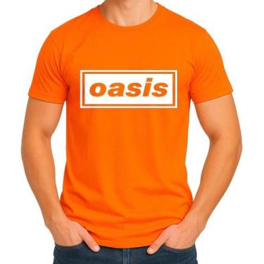 Imagem de Camisa Camiseta 100% Algodão Masculina Feminina Banda de Rock Oasis MD