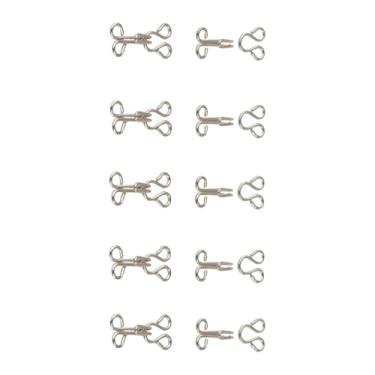 Imagem de Kit de costura de gancho e olhal - Substituição de gancho de sutiã de vários tamanhos para reparo de roupas faça você mesmo, alterações de lingerie e costura doméstica (caixa de armazenamento não