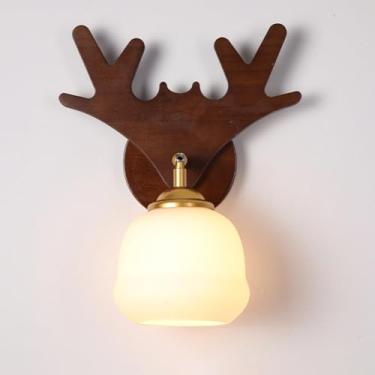 Imagem de Luminária de parede vintage E27 com cúpula de tecido branco, estilo retrô, em metal, quadrada, para cabeceira, dourada, estilo industrial, ideal para quarto, sala de estar e escadas.