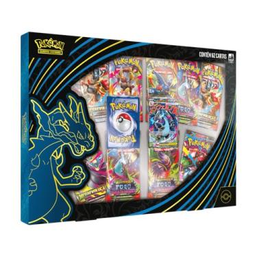 Imagem de Pokémon TCG, Coleção Mega Charizard X EX, Carta Laminada Promocional